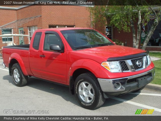 2007 Nissan Frontier SE King Cab 4x4 in Red Alert