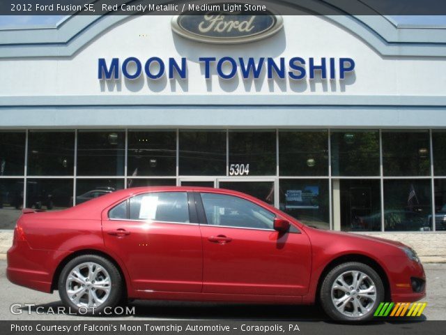 2012 Ford Fusion SE in Red Candy Metallic