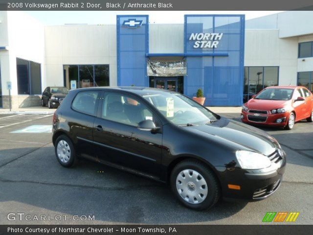 2008 Volkswagen Rabbit 2 Door in Black