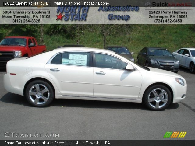 2012 Chevrolet Malibu LT in White Diamond Tricoat
