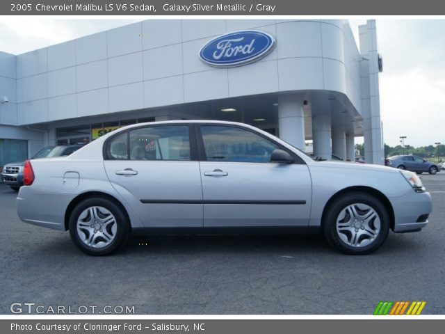 2005 Chevrolet Malibu LS V6 Sedan in Galaxy Silver Metallic