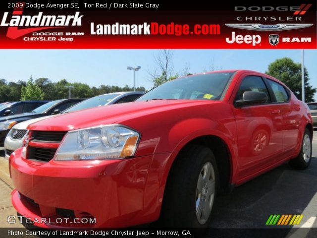 2009 Dodge Avenger SE in Tor Red