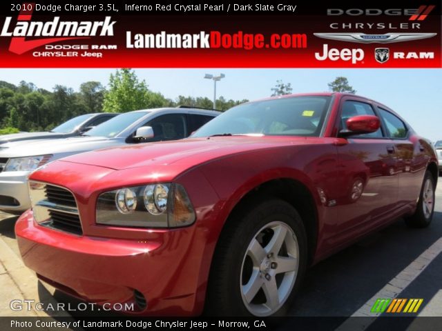 2010 Dodge Charger 3.5L in Inferno Red Crystal Pearl