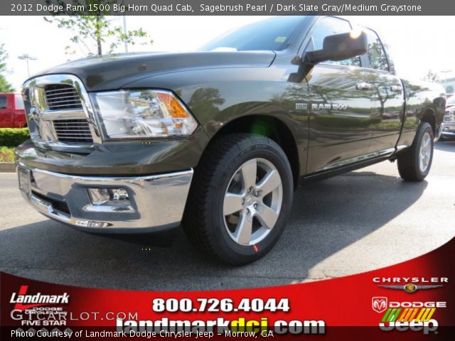 2012 Dodge Ram 1500 Big Horn Quad Cab in Sagebrush Pearl