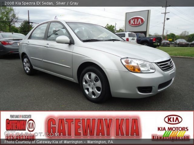 2008 Kia Spectra EX Sedan in Silver