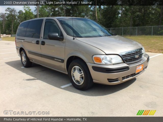 2003 Chevrolet Venture LS in Light Sandrift Metallic
