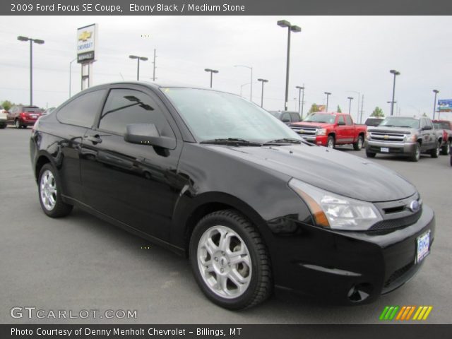2009 Ford Focus SE Coupe in Ebony Black
