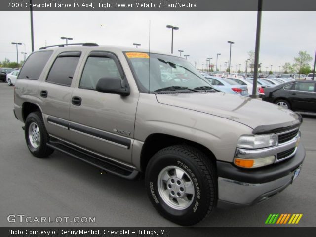 2003 Chevrolet Tahoe LS 4x4 in Light Pewter Metallic