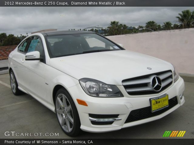 2012 Mercedes-Benz C 250 Coupe in Diamond White Metallic