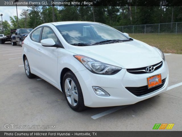 2013 Hyundai Elantra GLS in Shimmering White