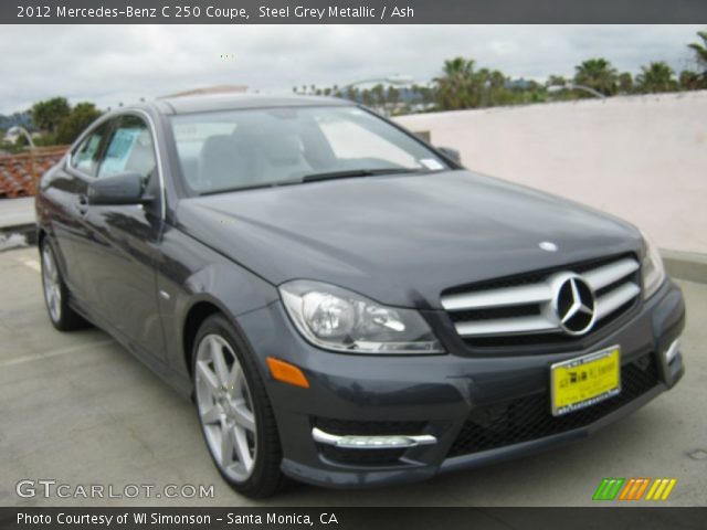 2012 Mercedes-Benz C 250 Coupe in Steel Grey Metallic