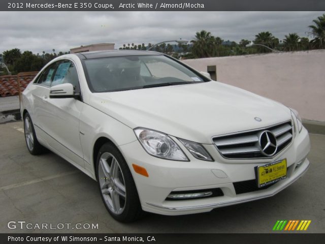 2012 Mercedes-Benz E 350 Coupe in Arctic White