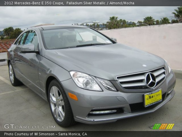 2012 Mercedes-Benz E 350 Coupe in Palladium Silver Metallic