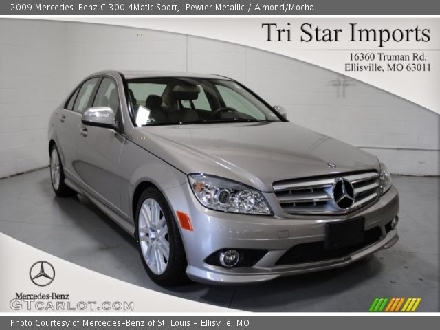 2009 Mercedes-Benz C 300 4Matic Sport in Pewter Metallic