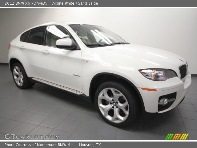 2012 BMW X6 xDrive35i in Alpine White