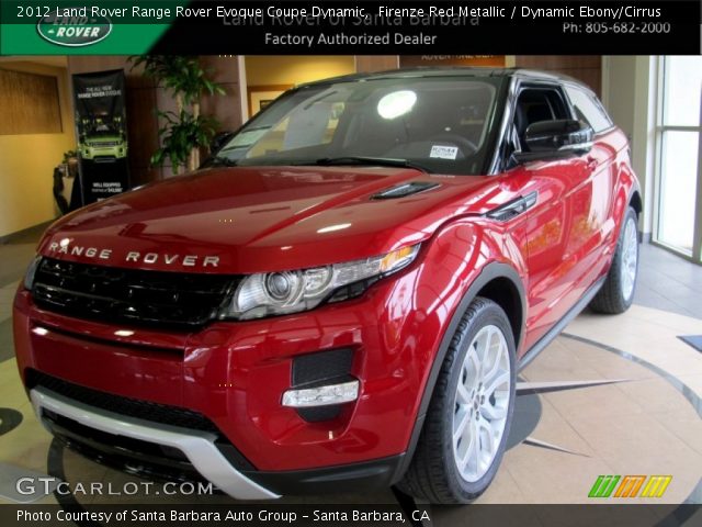 2012 Land Rover Range Rover Evoque Coupe Dynamic in Firenze Red Metallic