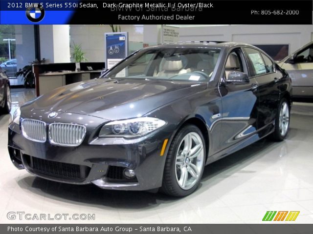 2012 BMW 5 Series 550i Sedan in Dark Graphite Metallic II