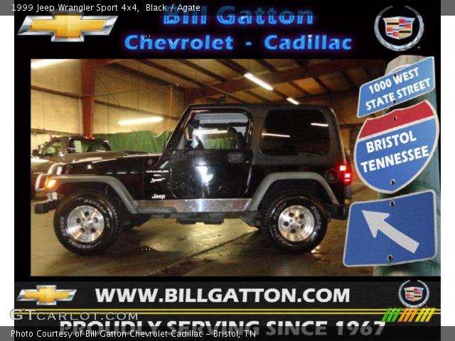 1999 Jeep Wrangler Sport 4x4 in Black