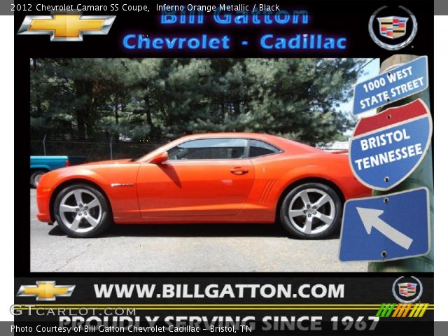 2012 Chevrolet Camaro SS Coupe in Inferno Orange Metallic