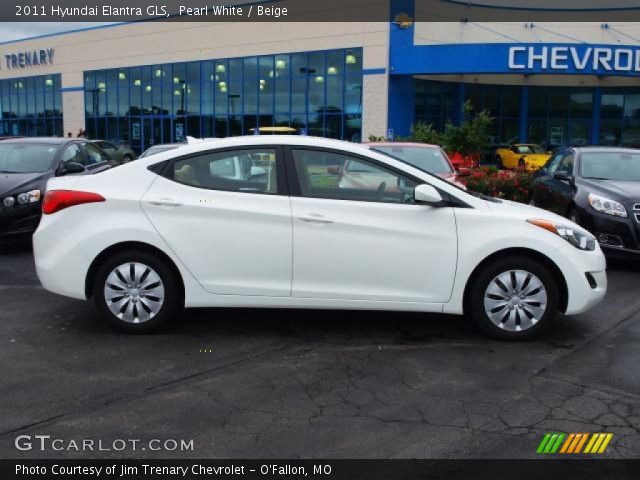 2011 Hyundai Elantra GLS in Pearl White