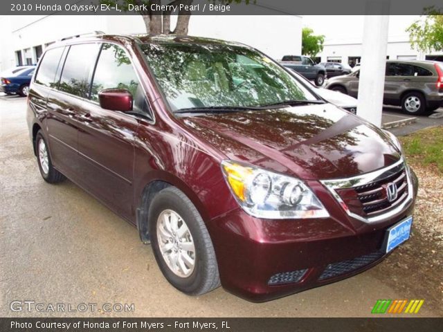 2010 Honda Odyssey EX-L in Dark Cherry Pearl