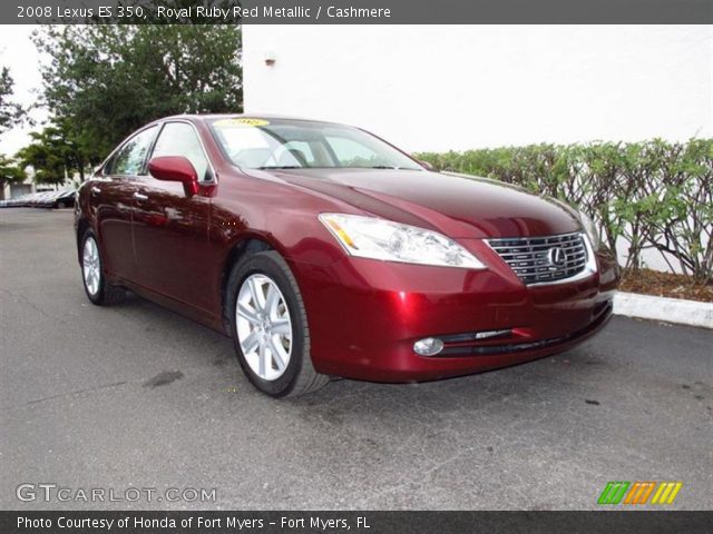 2008 Lexus ES 350 in Royal Ruby Red Metallic
