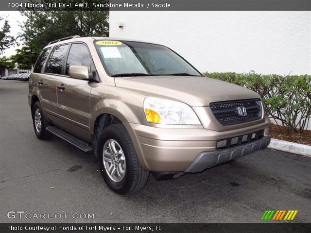 2004 Honda Pilot EX-L 4WD in Sandstone Metallic