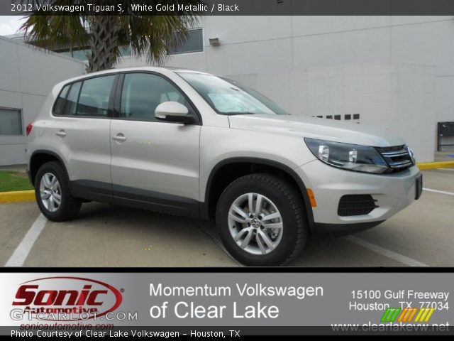 2012 Volkswagen Tiguan S in White Gold Metallic