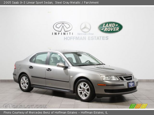 2005 Saab 9-3 Linear Sport Sedan in Steel Gray Metallic