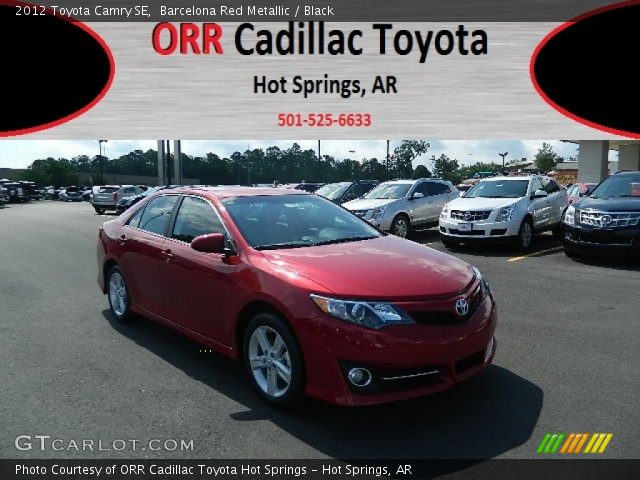 2012 Toyota Camry SE in Barcelona Red Metallic