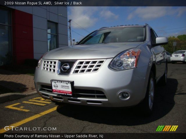 2009 Nissan Rogue SL AWD in Silver Ice