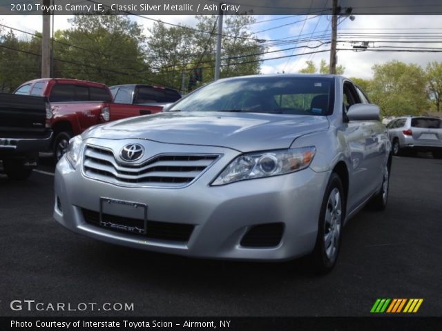 2010 Toyota Camry LE in Classic Silver Metallic