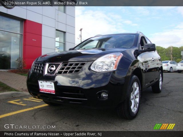 2010 Nissan Rogue SL AWD in Wicked Black