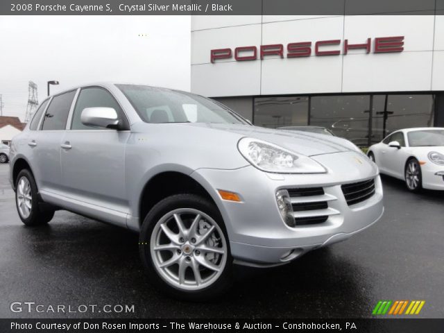 2008 Porsche Cayenne S in Crystal Silver Metallic