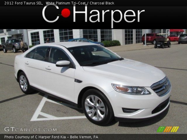 2012 Ford Taurus SEL in White Platinum Tri-Coat