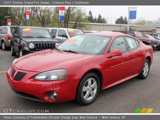 2007 Pontiac Grand Prix Sedan in Crimson Red