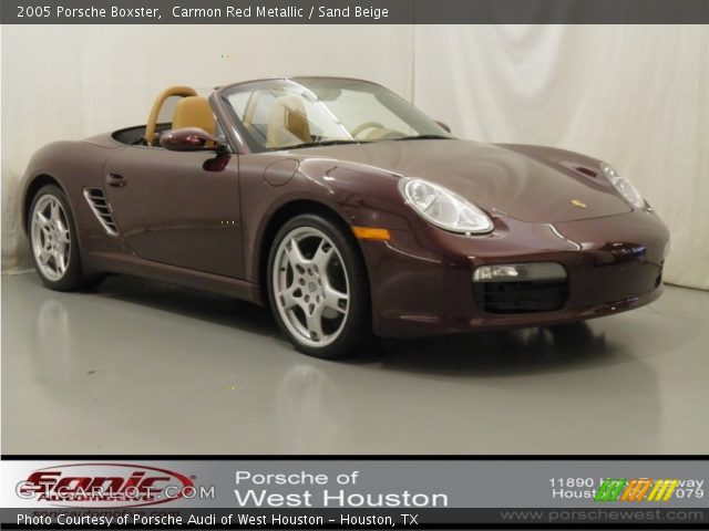 2005 Porsche Boxster  in Carmon Red Metallic