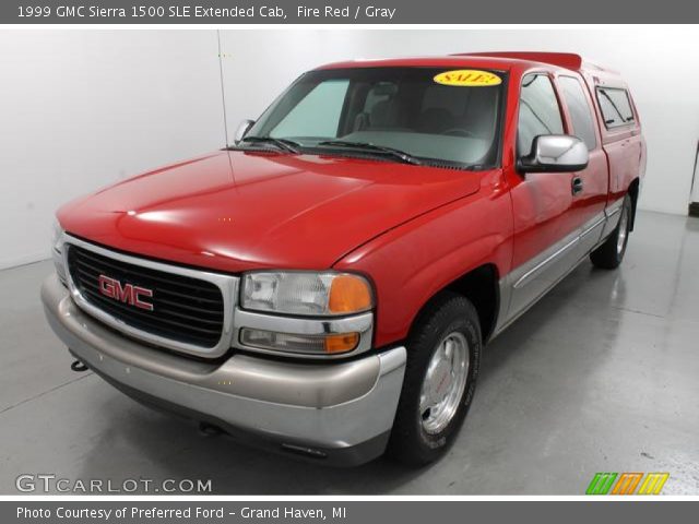 1999 GMC Sierra 1500 SLE Extended Cab in Fire Red