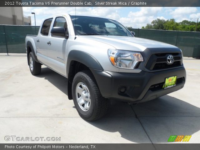 2012 Toyota Tacoma V6 Prerunner Double Cab in Silver Streak Mica
