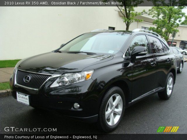 2010 Lexus RX 350 AWD in Obsidian Black