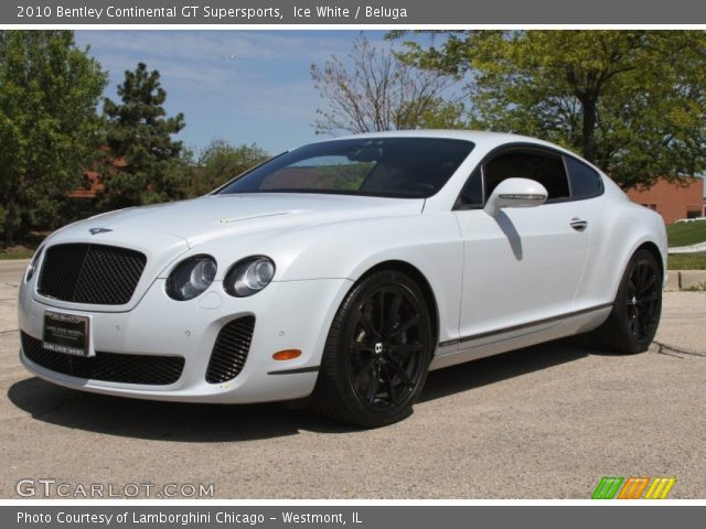 2010 Bentley Continental GT Supersports in Ice White