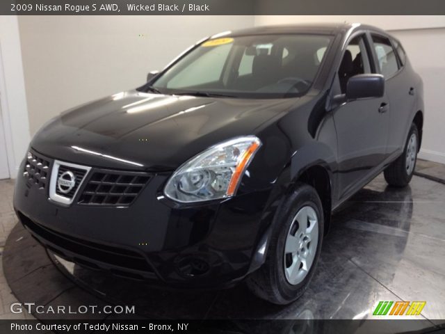 2009 Nissan Rogue S AWD in Wicked Black