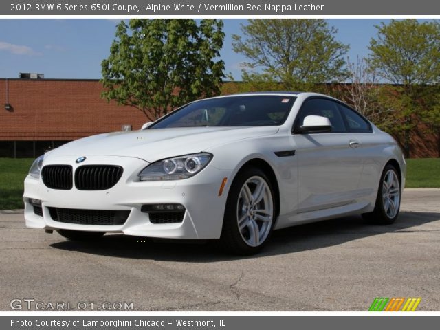 2012 BMW 6 Series 650i Coupe in Alpine White