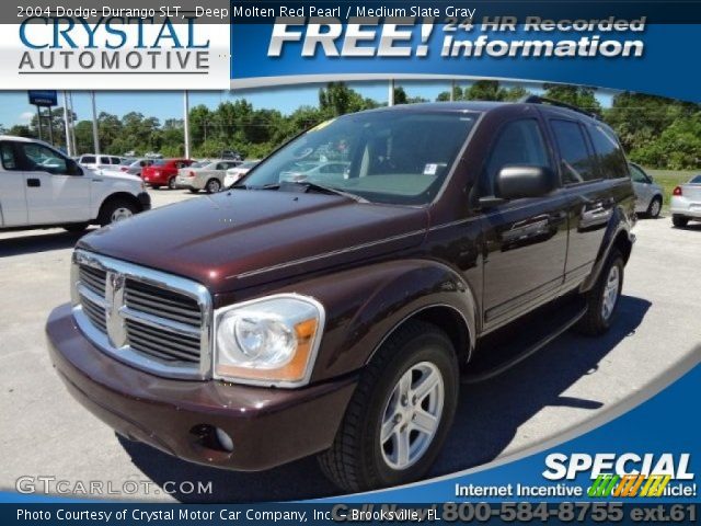 2004 Dodge Durango SLT in Deep Molten Red Pearl