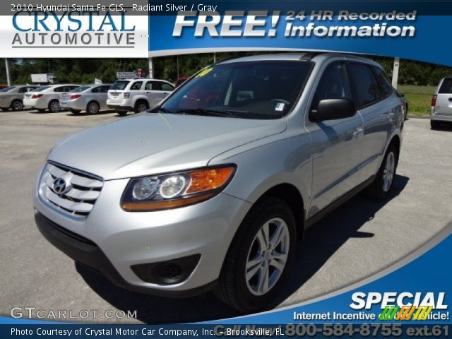 2010 Hyundai Santa Fe GLS in Radiant Silver