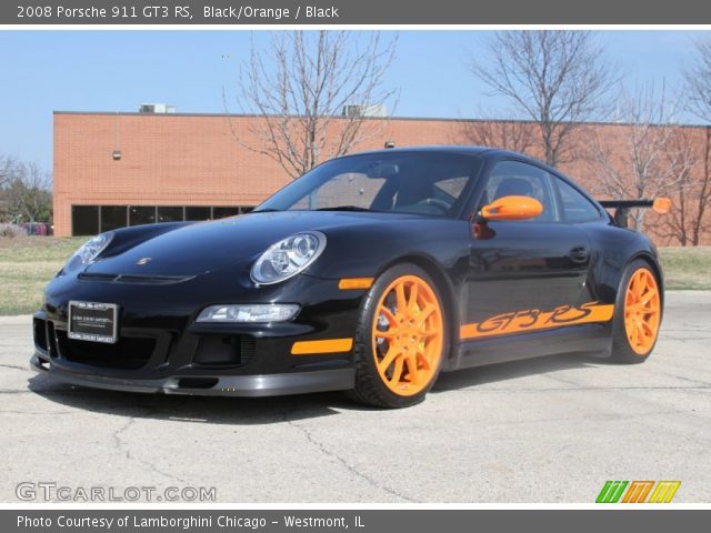 2008 Porsche 911 GT3 RS in Black/Orange