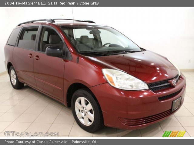 2004 Toyota Sienna LE in Salsa Red Pearl