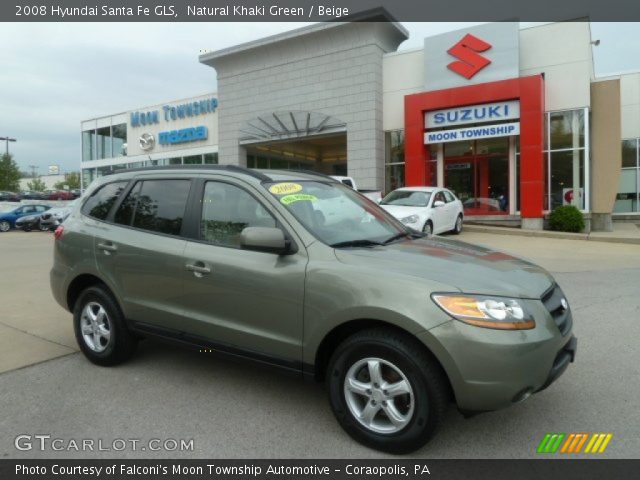 2008 Hyundai Santa Fe GLS in Natural Khaki Green