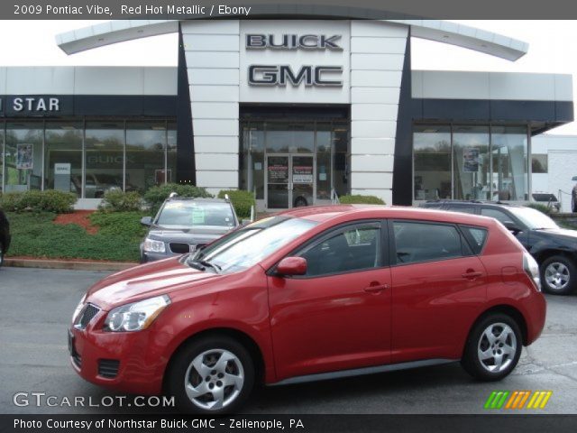 2009 Pontiac Vibe  in Red Hot Metallic