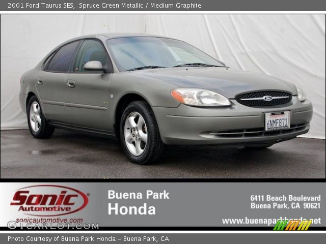 2001 Ford Taurus SES in Spruce Green Metallic